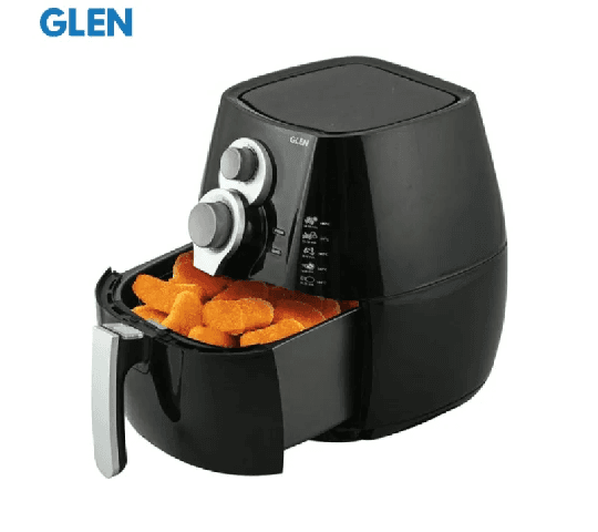 GLEN Electric Air Fryer 3.2 Litre 1350W with Rapid Air Technology – Black 3043