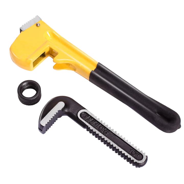 Deli Tools Deli Pipe Pliers EDL2510 | Heavy-Duty Adjustable Plumbing Pipe Wrench hardware & machinery — image 1 of 4