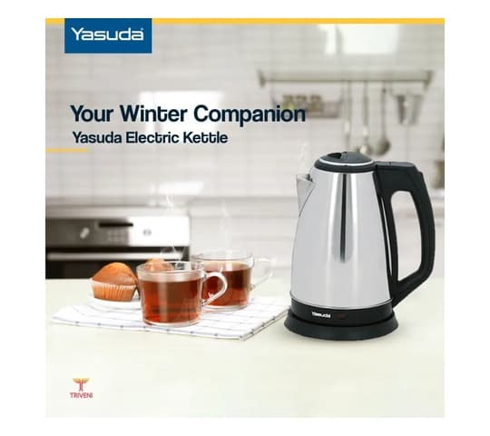 Yasuda 1.8 Ltr Electric Cordless Kettle YS-18A2 - Big Digital