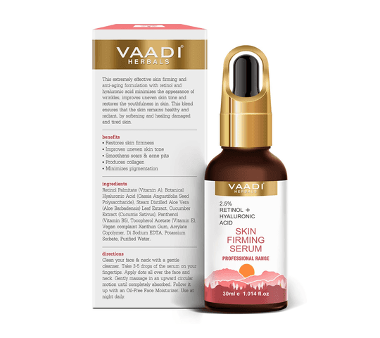 Vaadi Organics Vaadi Organics - Skin Firming Serum With 2.5% Retinol & Hyaluronic Acid (30 ml) - VH0692 daily essentials &…