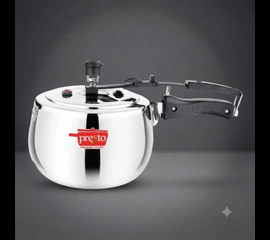Presto Presto Stainless Steel Contura Inner Lid Pressure Cooker 3 Litre | Induction Base | 3L daily essentials & lifestyle