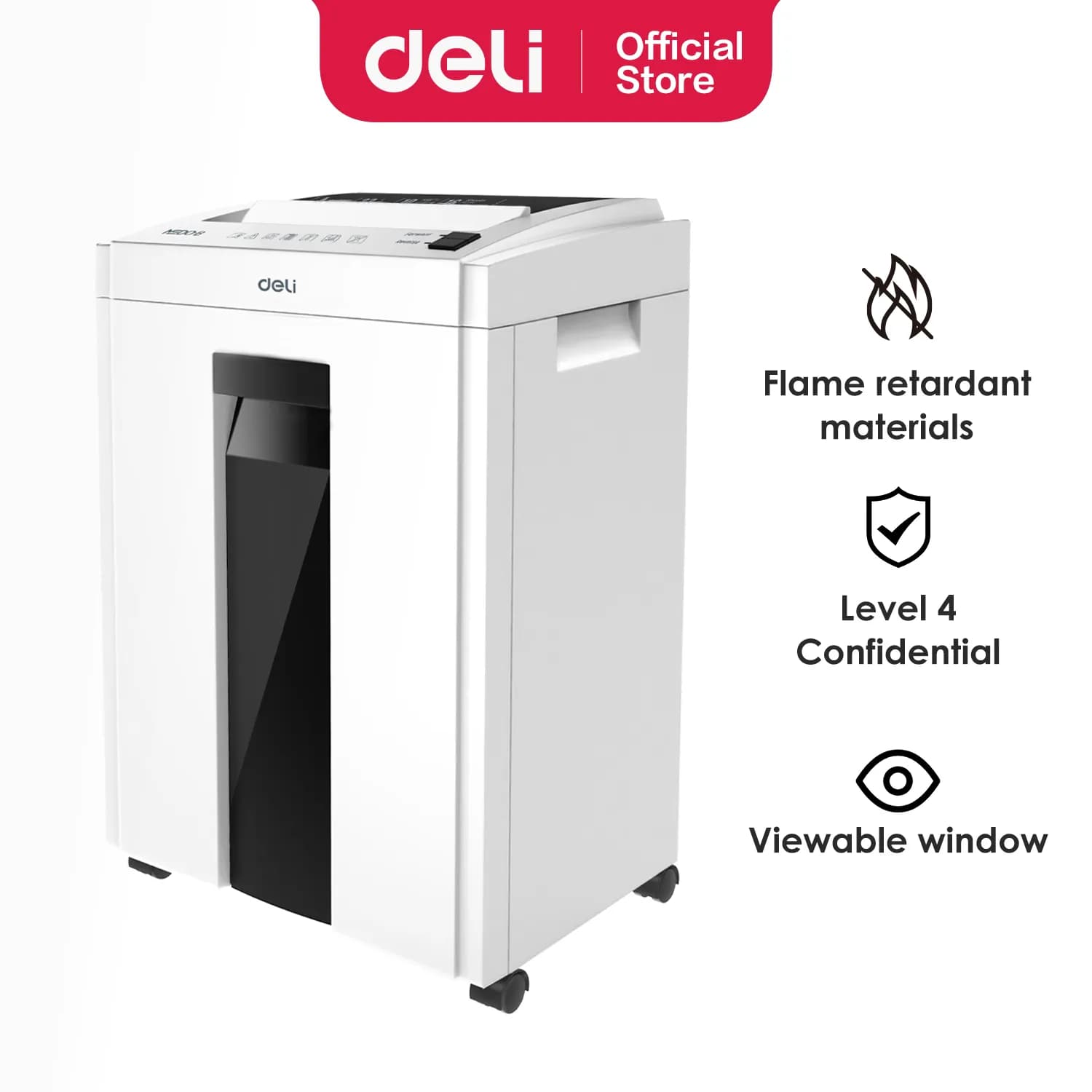 Deli ET053 P4 Medium Office Business Paper Shredder