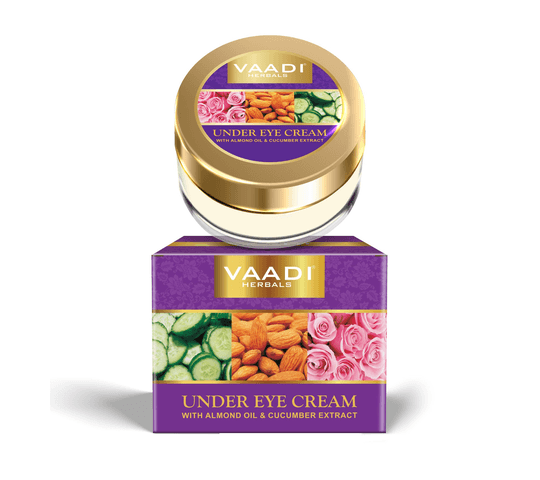 Vaadi Organics - Under Eye Cream - Almond Oil & Cucumber extract (30 gms) - VH0052