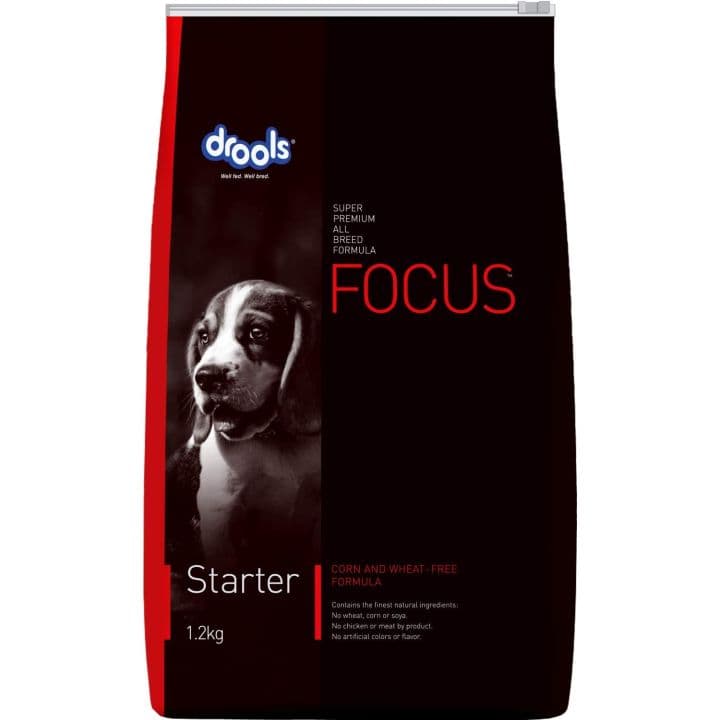Drools Focus Starter Dog Food 12kg