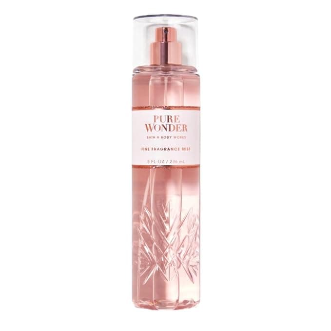 Bath & Body Works Pure Wonder Fine Fragrance Mist 236ml– Luxurious Floral & Sparkling Scent for Women