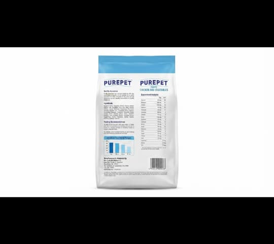PUREPET Puppy 3kg Chicken & Vegetable Dry Dog Food | Complete Nutrition for Growing Puppies daily essentials & lifestyle