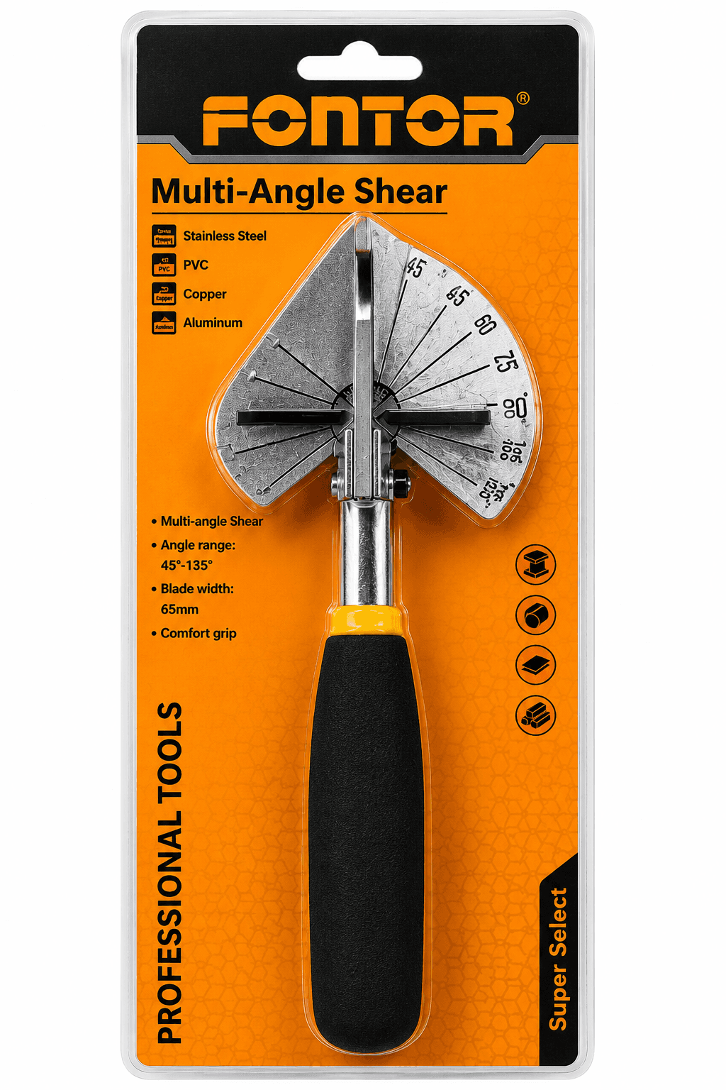Fontor Fontor Multi Angle Shear HMAS010 Professional Adjustable Angle Cutting Tool hardware & machinery
