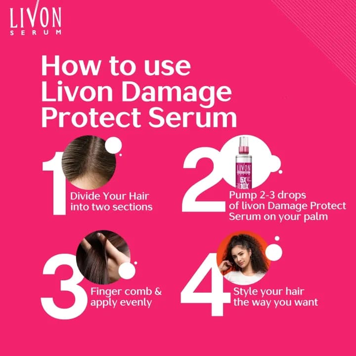 Livon Livon Damage Protect Hair Serum 100ml daily essentials & lifestyle