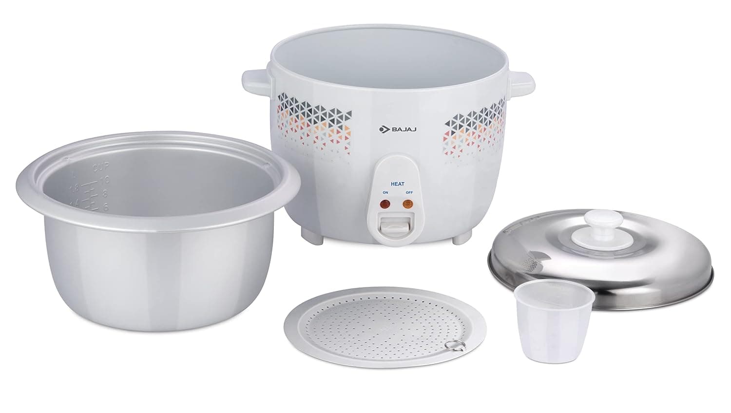 Hawkins Bajaj 680101 RCX 1.8 DLX Rice Cooker 1.8L | Automatic Electric Cooker with Keep Warm Function daily essentials &β¦ β image 1 of 3