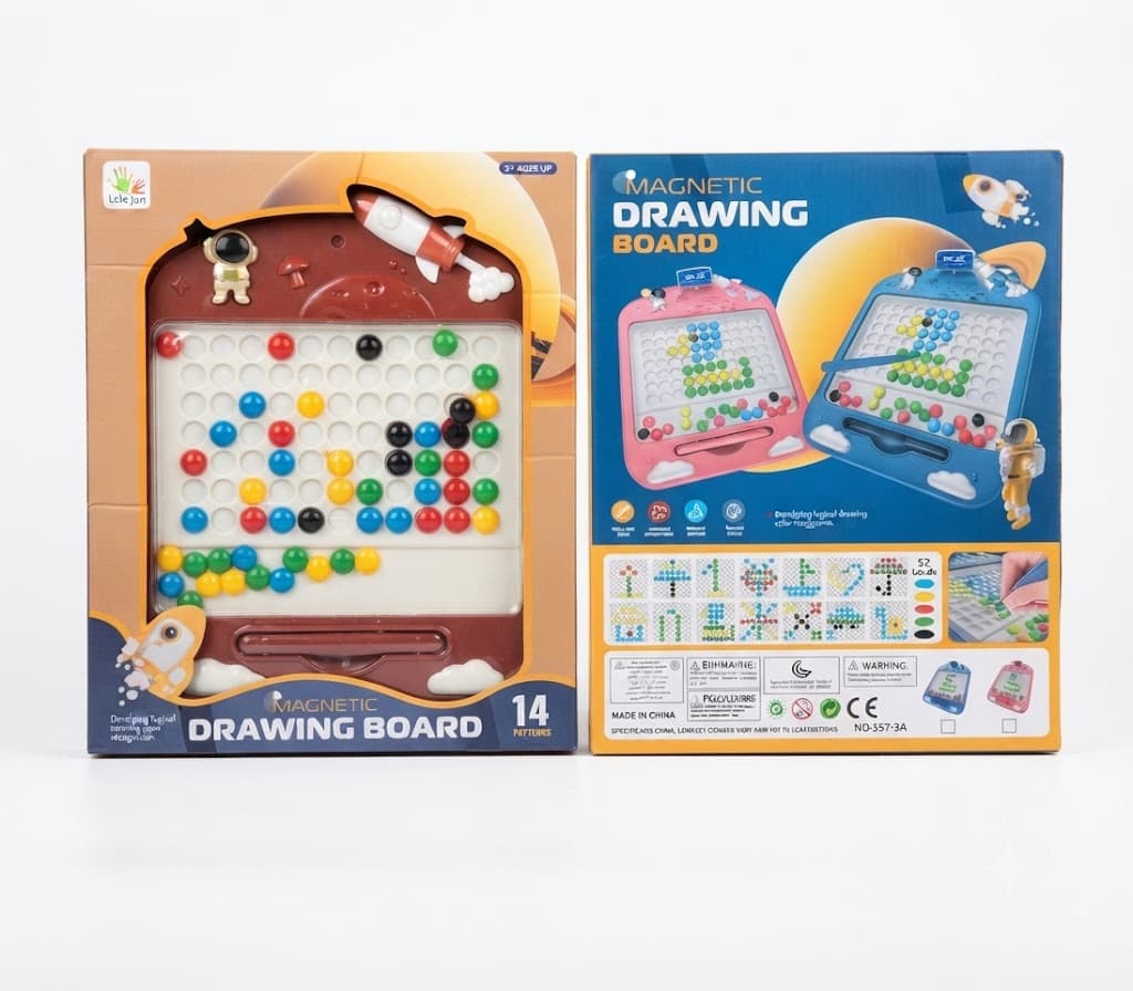 Magnetic Drawing Board for Kids – Reusable Educational Writing & Sketch Pad with Magnetic Pen