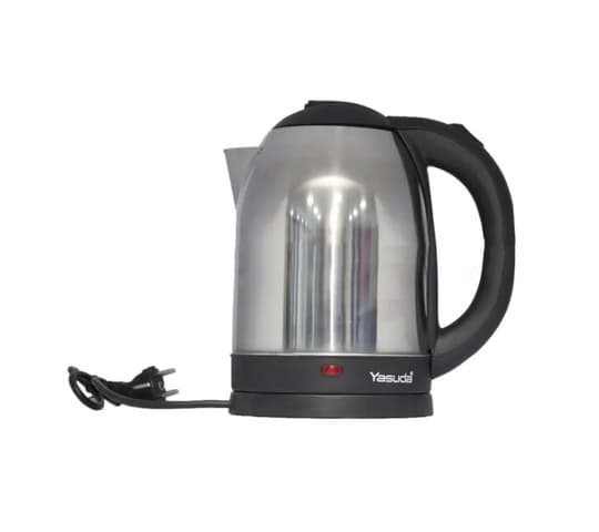 Yasuda Ys-25A 2.5Ltr Stainless Steel Electric Kettle- Steel/Black