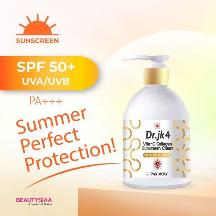 Paxmoly Dr.JK4 Vita-C Collagen Sunscreen Cream 200ml daily essentials & lifestyle