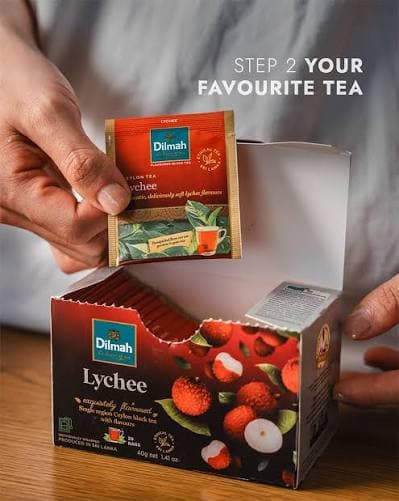 Dilmah Dilmah Lychee Flavored Black Tea – 20 Tea Bags | Premium Ceylon Tea daily essentials & lifestyle — image 1 of 3