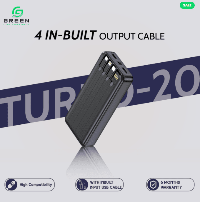 Greenlife Greenlife Turbo-20 Fast Power Bank electronics