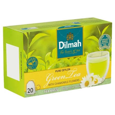 Dilmah Dilmah Green Tea with Chamomile Flowers | Premium Herbal Green Tea Bags daily essentials & lifestyle — image 1 of 5