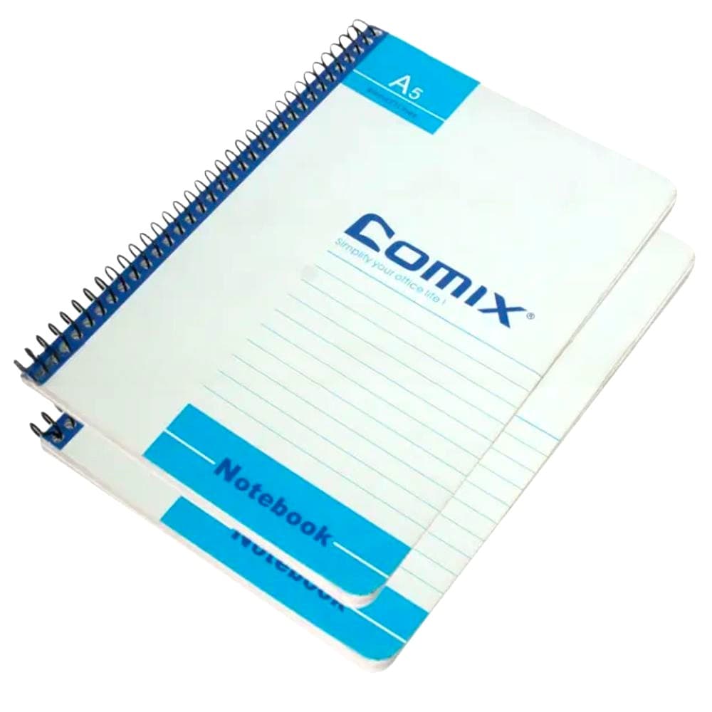 Comix Comix Spiral Notebook A5 (80sheets) - Per Piece stationary, toys & sports