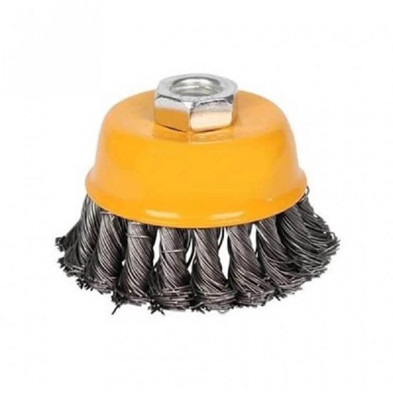 Fontor Fontor 75mm Angle Grinder Wire Brush WB20751 – Heavy Duty Rust & Paint Removal Brush Wheel hardware & machinery