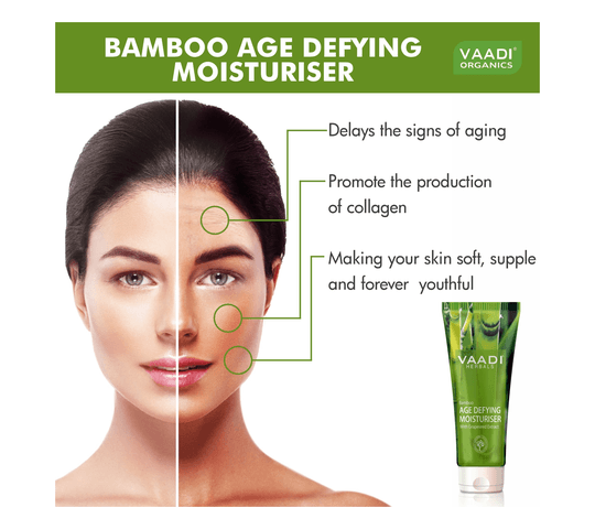 Vaadi Organics Vaadi Organics - Bamboo Age Defying Moisturizer with Grapeseed Extract (60 ml) - VH0481 daily essentials &…