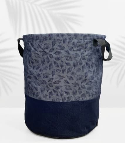 Durable Polycotton Foldable Laundry Bags (45L) – Waterproof & Washable