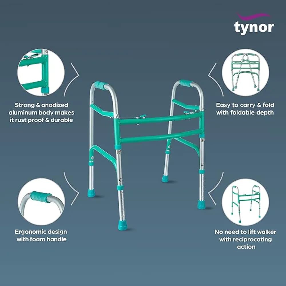 Tynor Tynor Walker Invalid Child All Pods | Pediatric Walking Aid Support pharmacy, fitness & surgical