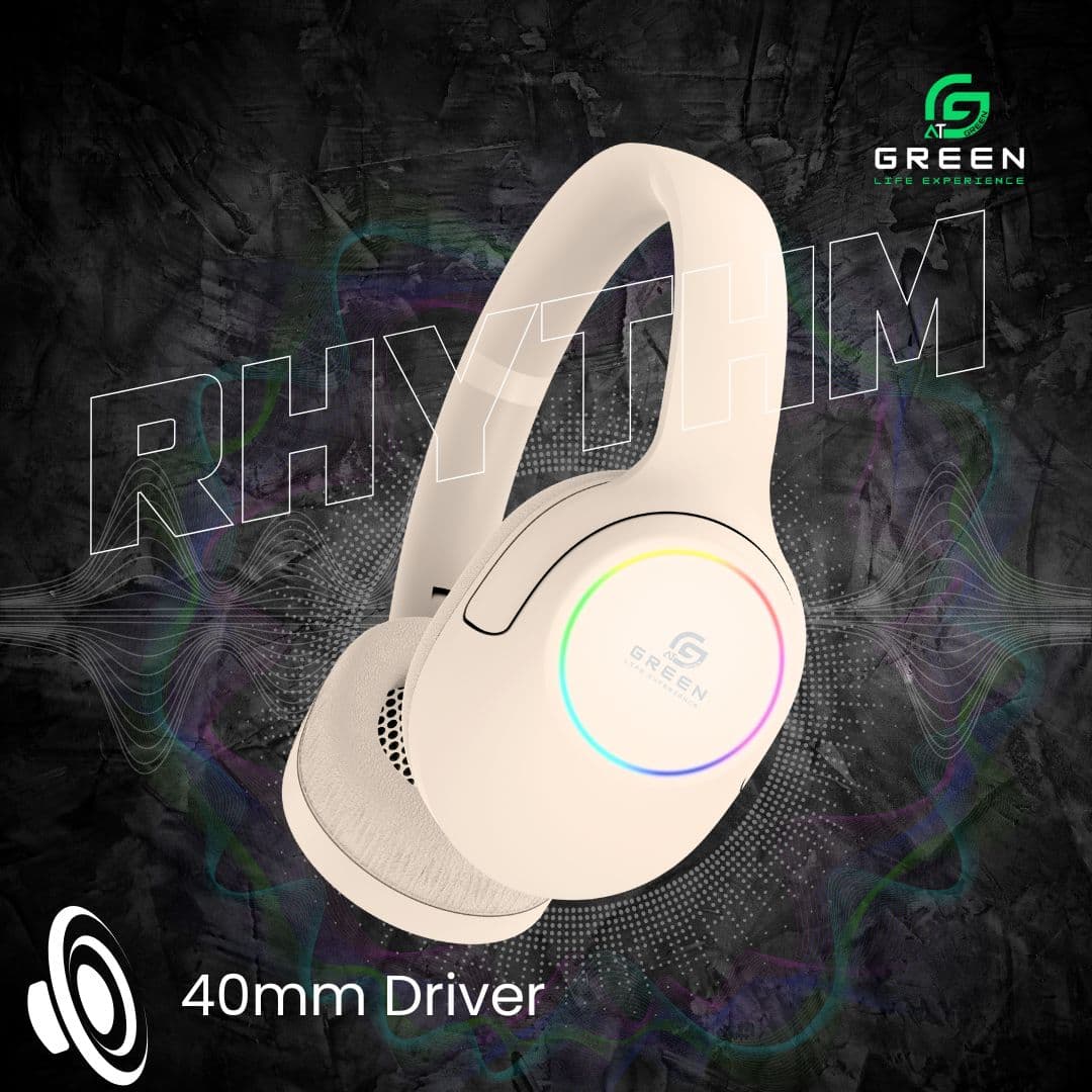 Greenlife Green Rhythm Wireless Bluetooth Headphone electronics — image 1 of 2