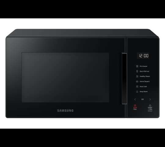 Samsung Solo Microwave Oven with Healthy Steam 23L MS23T5012UK/TL | 800W Ceramic Enamel Cavity