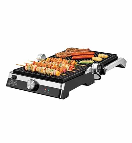 Black+Decker - 2000 Watt Non-Stick Grill Sandwich Maker – Fast & Easy Toasting | YetiDeal Nepal - CG2000-B5