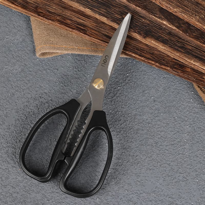 Deli Tools Deli EDL2613 Stainless Steel Scissors 195mm | Sharp Multipurpose Scissors hardware & machinery — image 1 of 5