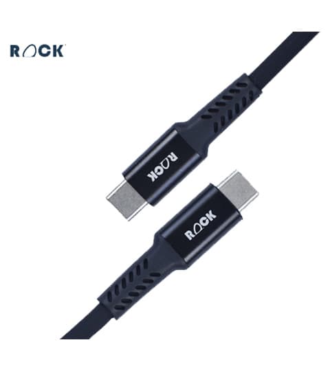 Rock 5A USB-C to USB-C Cable (C-C), 1m Fast Charging & Data Sync Cable