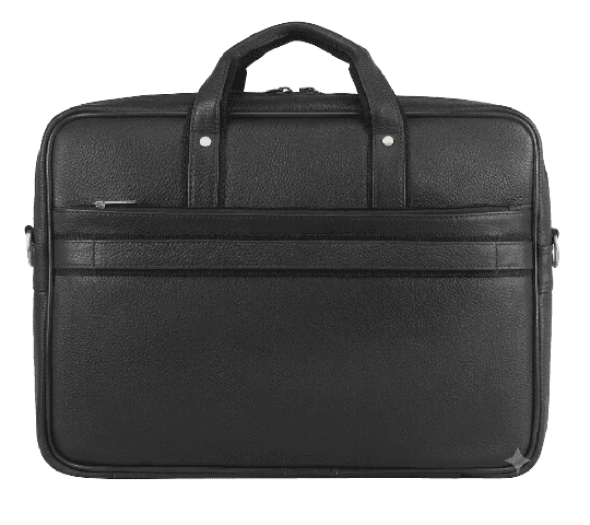 WildHorn WildHorn Nepal Genuine Leather Laptop Bag for 15.6 Inch Laptop & MacBook | MB 580 Black daily essentials & lifestyle