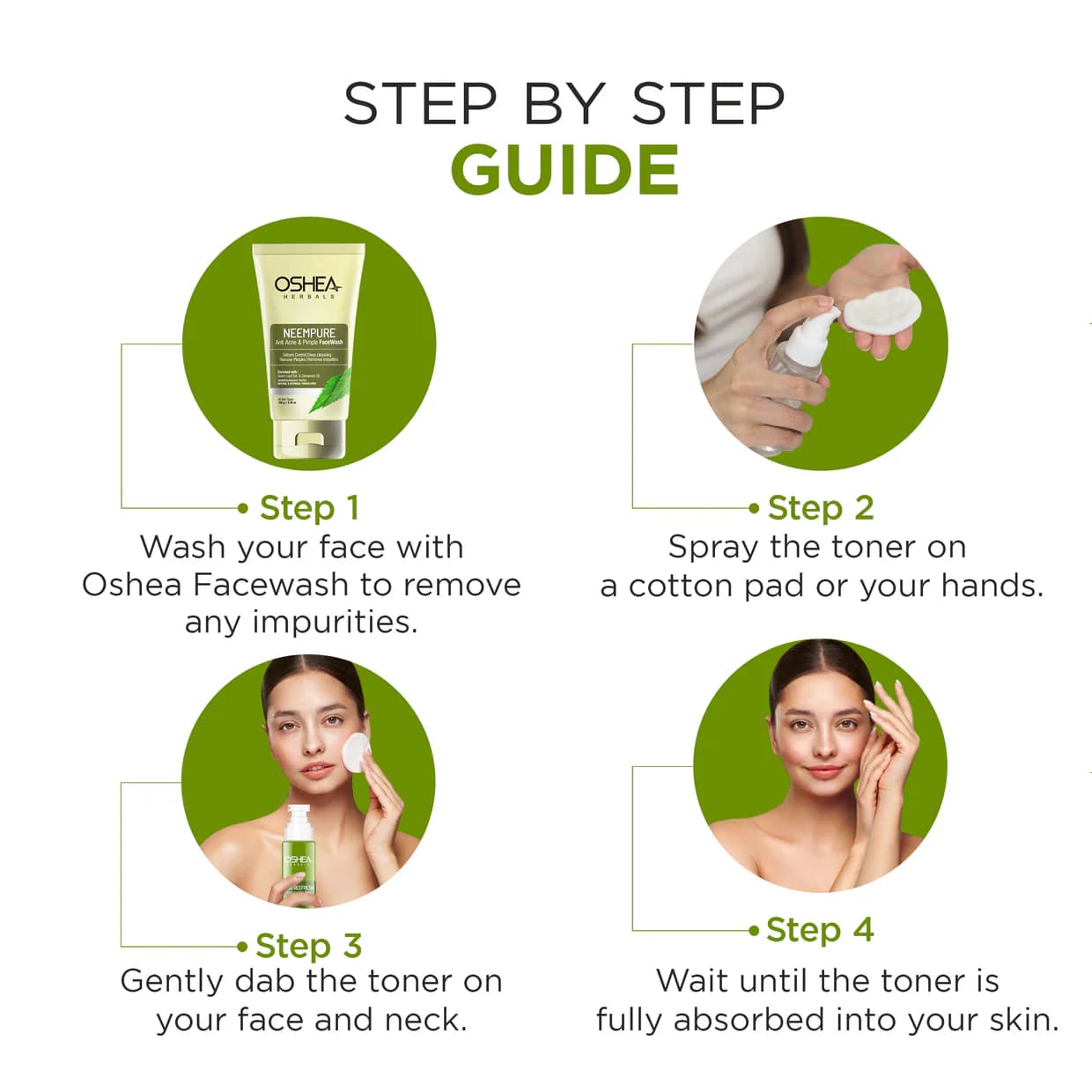 No Brand Oshea Herbals Balancing Skin Toner 120ml | Alcohol-Free Hydrating Face Toner for Oily & Combination Skin daily… — image 1 of 6