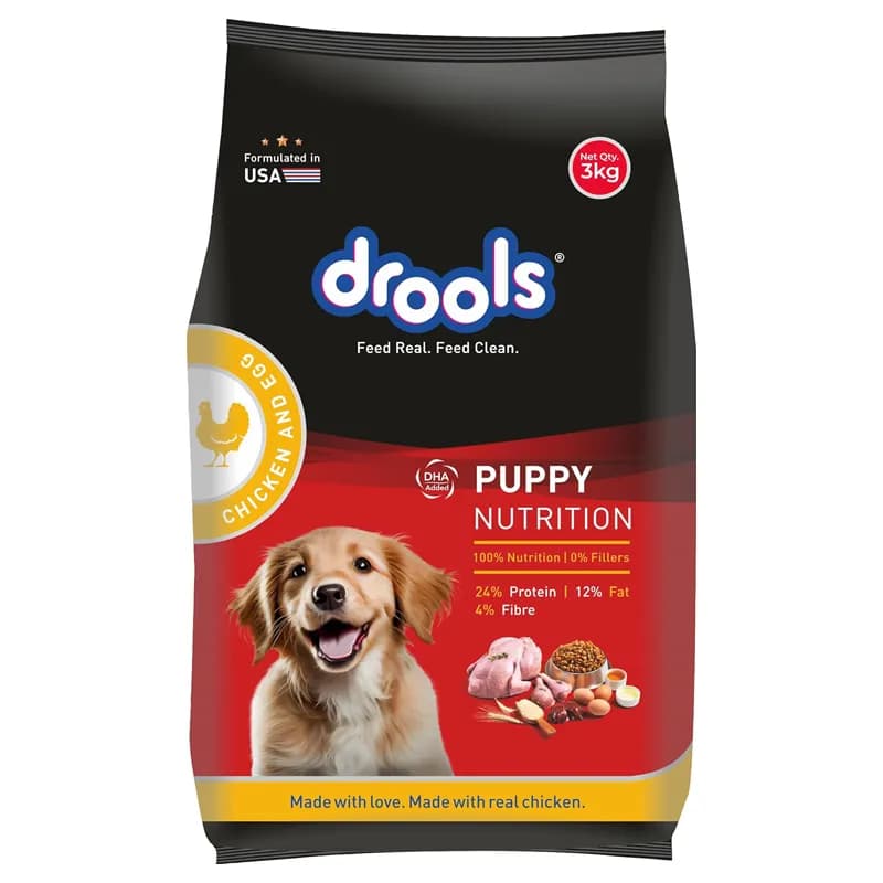 Drools Chicken & Egg Puppy Dog Food 3kg
