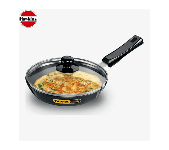 Hawkins - Hawkins AF22G Hard Anodised Frying Pan With Glass Lid