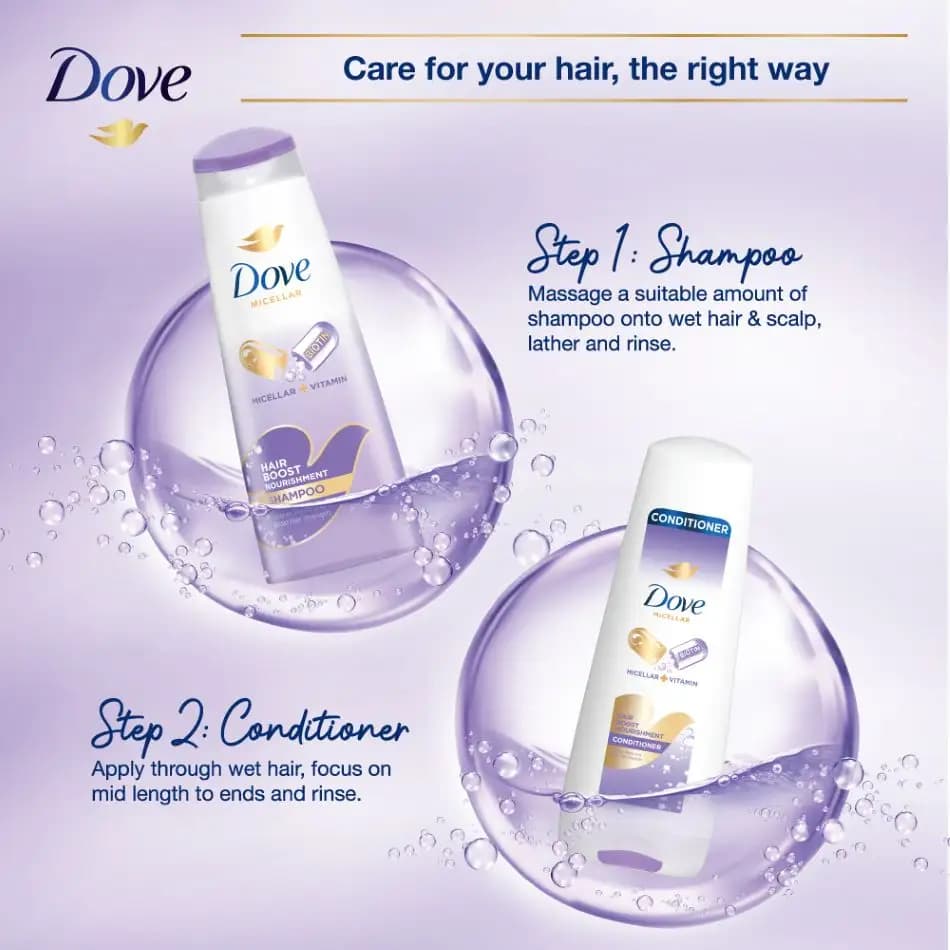 No Brand Dove Hair Boost Nourishment 680ml Shampoo | Deep Repair, Strong & Shiny Hair Care daily essentials & lifestyle
