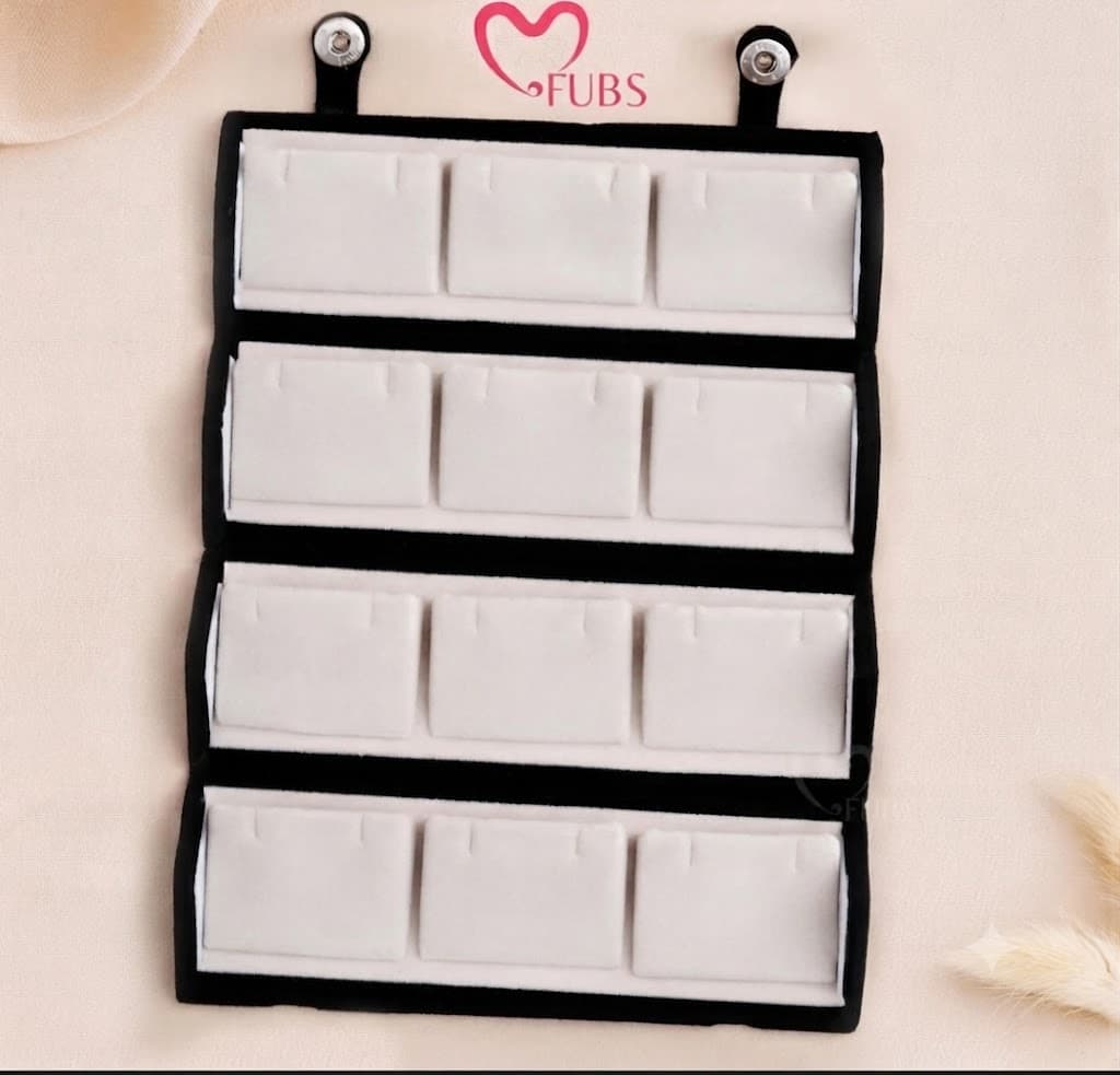 Premium Earring Storage Box – Transparent Jewelry Organizer Case with Multi Compartments