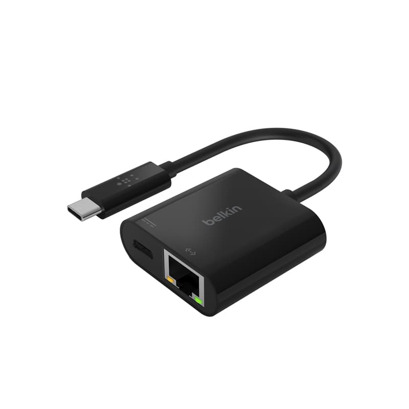 Belkin USB-C to Ethernet + Charge Adapter INC001btBK