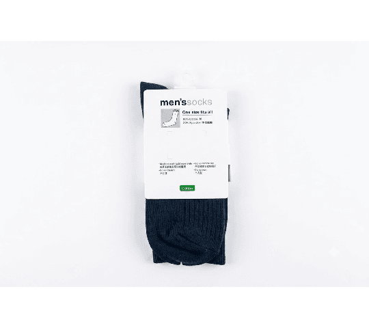Bossini Cotton Socks for Men – Blue daily essentials & lifestyle