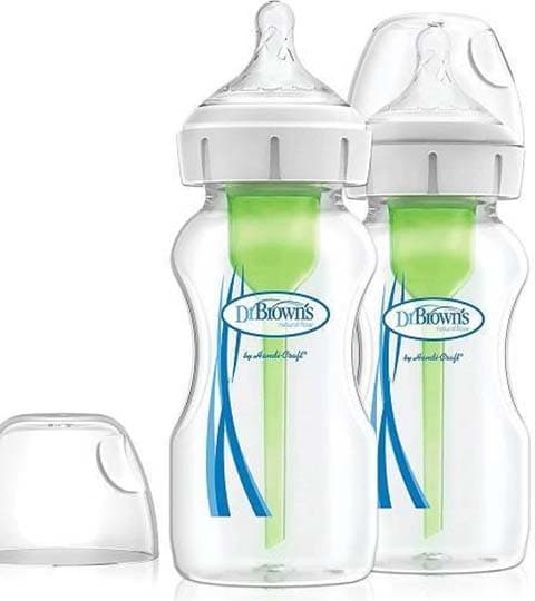 Dr. Brown's Dr. Brown's 9 Oz/270 Ml Options+ Wide-Neck Bottle Pp 2-Pack, Wb92600-Esx daily essentials & lifestyle