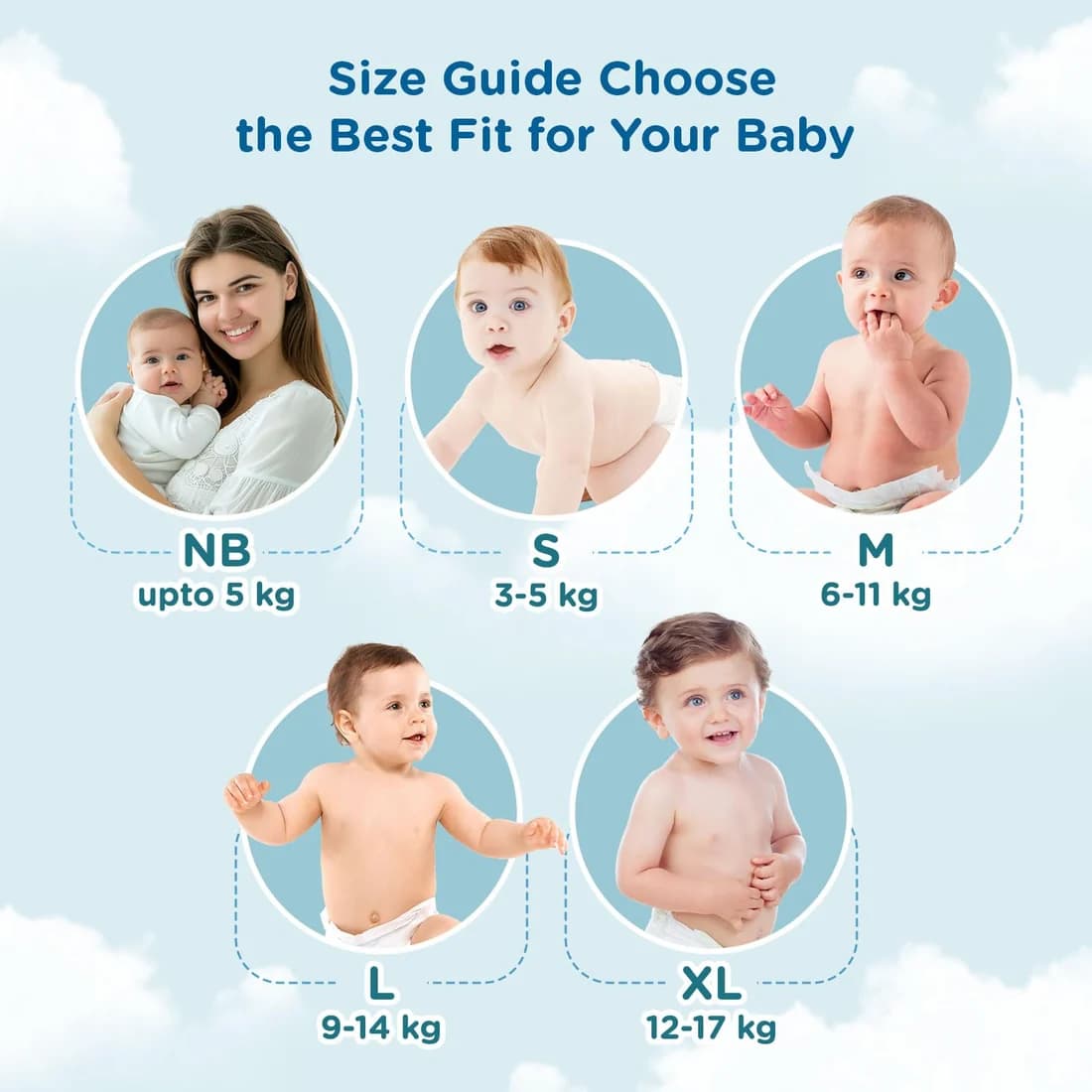 Mee Mee Mee Mee Premium Breathable Baby Tape Diapers (NB, 16 Pcs) | Skin-Friendly, Super Absorbent & Cotton-Soft with… — image 1 of 7