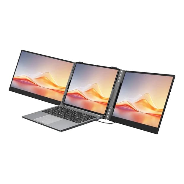 Blackview DCM6 Pro 14" Dual Monitor Portable Laptop Screen Extender with 2 USB-C Ports