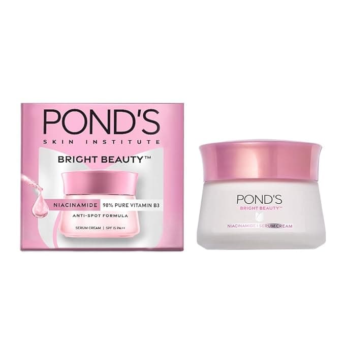 POND’S Bright Beauty SPF 15 PA++ Serum Cream 50g – Skin Brightening Daily Moisturizer with Sun Protection