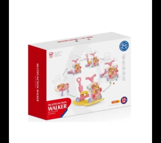 Multifunctional 5 in 1 Baby Walker Train | Baby Activity Walker & Learning Toy