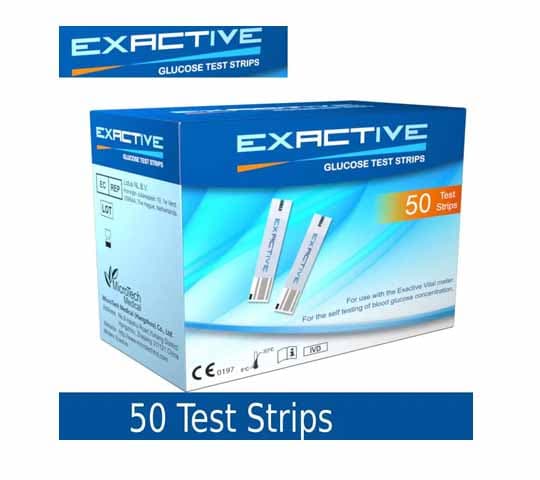 Exactive Glucose Test Strips – Accurate Blood Sugar Testing at Home