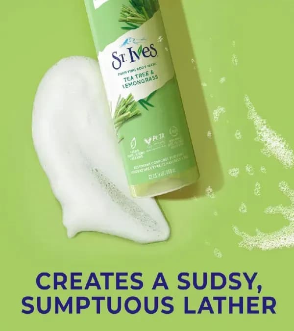 St. lIves ST. Ives Tea Tree & Lemongrass Body Wash 650ml daily essentials & lifestyle