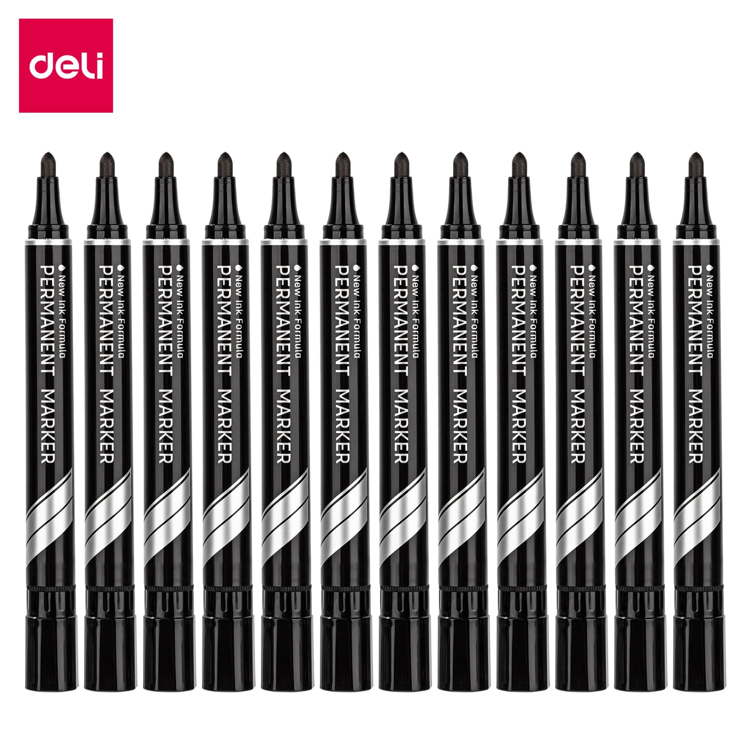 Deli Deli-EU10020 Permanent Marker – Quick-Drying Waterproof Permanent Ink(Per Pcs) stationary, toys & sports — image 1 of 4