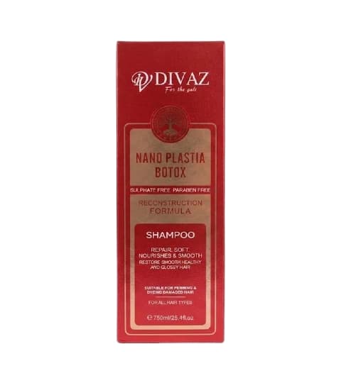 Divaz Divaz Nano Plastia Botox Shampoo 750ml daily essentials & lifestyle