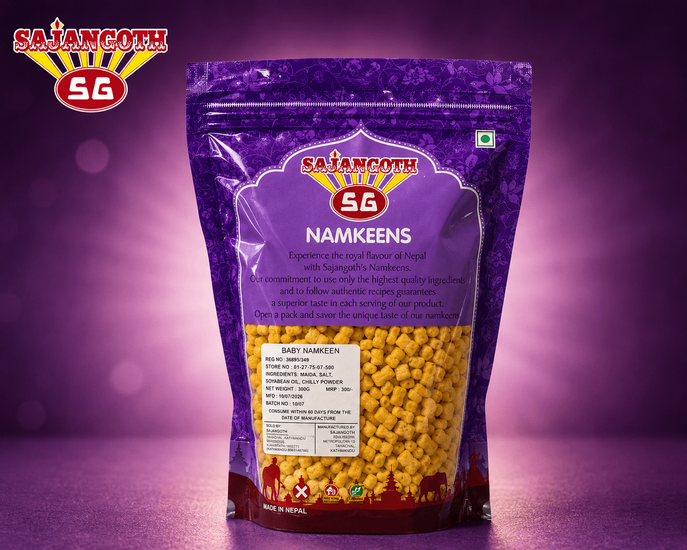 Sajan Goth Sajan Goth Baby Namkeen 400gm daily essentials & lifestyle