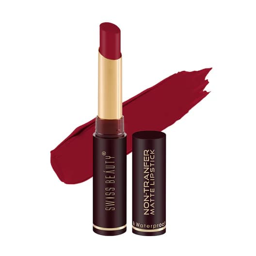 Swiss Beauty Non-Transfer Matte Lipstick | Long Lasting Waterproof Lip Color