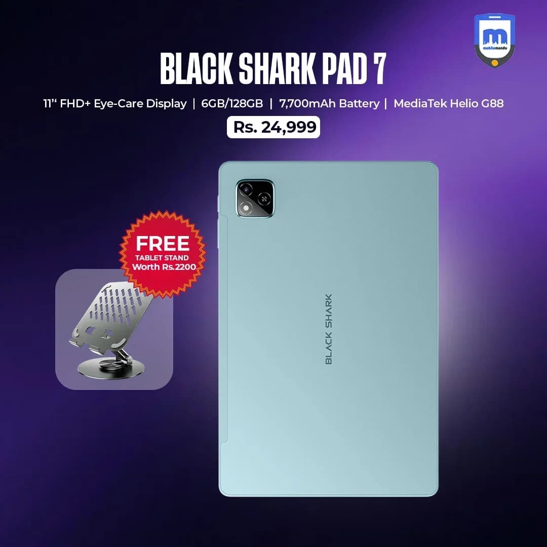 Black Shark Pad 7 Tablet – 11″ FHD+ 90Hz Display, 7700mAh Battery, 128GB electronics — image 1 of 2