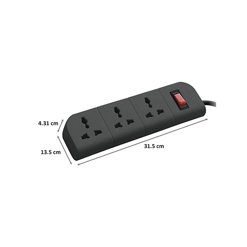 Belkin Essential Series 3-Socket Surge Protector F9E300zb1.5MGRY
